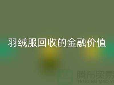 了解羽绒服LD乐动·（中国）官方网站的金融价值-浙江鸭绒LD乐动·（中国）官方网站厂家