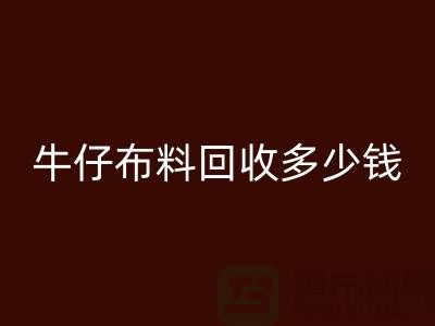 牛仔布料LD乐动·（中国）官方网站多少钱？上海腾布贸易为您解答
