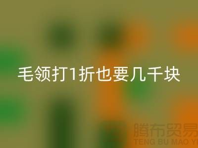 上W的皮草制品，毛领打1折也要几千块！高价LD乐动·（中国）官方网站毛领多少钱一条