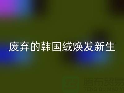 韩国绒LD乐动·（中国）官方网站厂家：让废弃的韩国绒焕发新生-北京布料LD乐动·（中国）官方网站公司