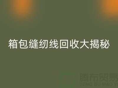 箱包缝纫线LD乐动·（中国）官方网站大揭秘-让废旧箱包焕发新生-上海缝纫线LD乐动·（中国）官方网站