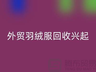 外贸羽绒服LD乐动·（中国）官方网站兴起市场逐渐崭露头角-收购库存服装尾货