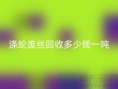 锦纶废丝LD乐动·（中国）官方网站-涤纶废丝LD乐动·（中国）官方网站多少钱一吨-化纤废丝LD乐动·（中国）官方网站公司