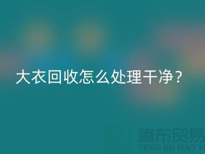羊绒大衣LD乐动·（中国）官方网站怎么处理干净？