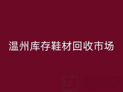温州库存鞋材LD乐动·（中国）官方网站市场现状与未来趋势分析