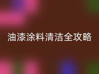 油漆涂料清洁全攻略：从清洗技巧到环保LD乐动·（中国）官方网站指南