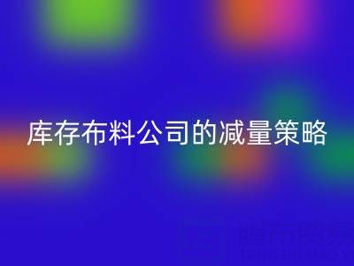  从源头做起：上海LD乐动·（中国）官方网站库存布料公司的减量策略